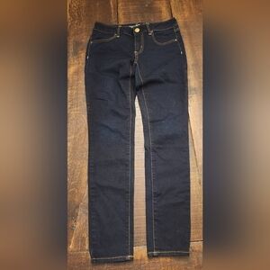 Women's 2000s American Eagle Skinny Jeggings Jeans. Size 4. Dark Wash. Stretch.